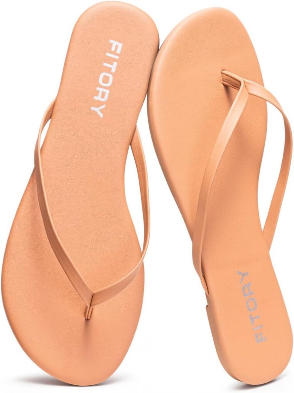 Women’s Taupe Summer Comfortable Flip Flops Casual Thong Walking Slide Flats